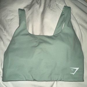 GYMSHARK MINT GREEN SPORTS BRA CROP TANK